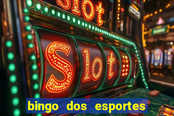 bingo dos esportes para imprimir